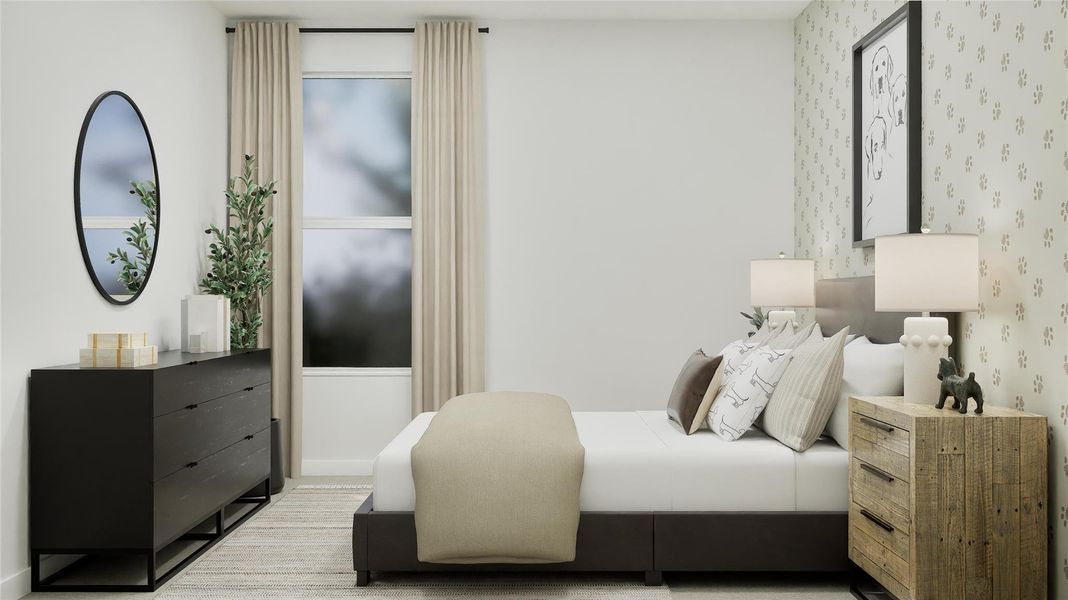 Furnished interior view inside a new home in , Hutto (Image 12).