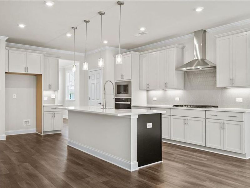Furnished interior view inside a new home in Wehunt Meadows, Hoschton (Image 6).