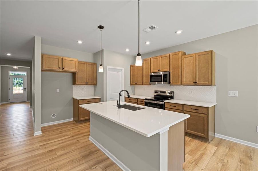 Furnished interior view inside a new home in Easton Park, Dallas (Image 8).
