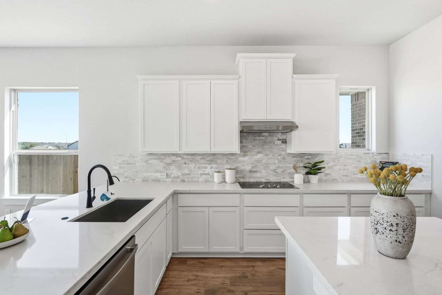 Furnished interior view inside a new home in Alsatian Oaks, Castroville (Image 21).