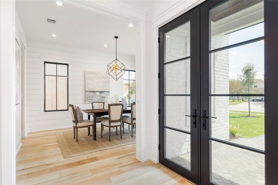 Recent construction by builder
