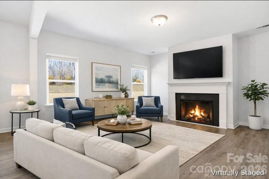 Furnished interior view inside a new home in Catawba Trace, Catawba (Image 11). Furnished interior view inside a new home in Catawba Trace, Catawba (Image 11).
