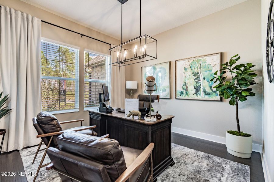 Furnished interior view inside a new home in , Hilliard (Image 5).