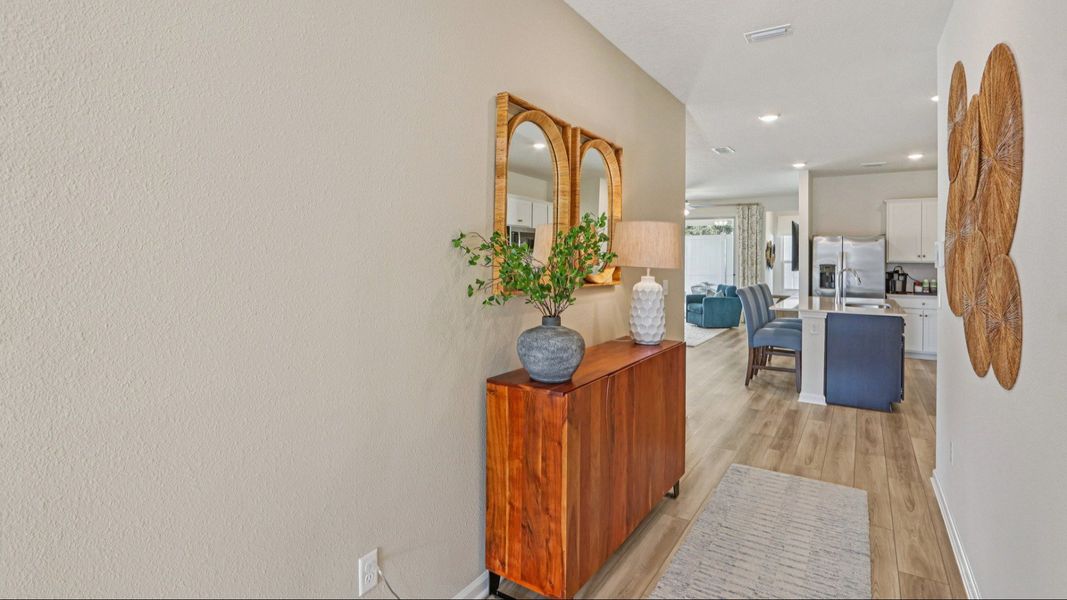 Merritt Floorplan Interior Entryway by DRB Homes