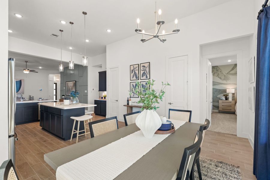 Furnished interior view inside a new home in Brookewater, Rosenberg (Image 28).