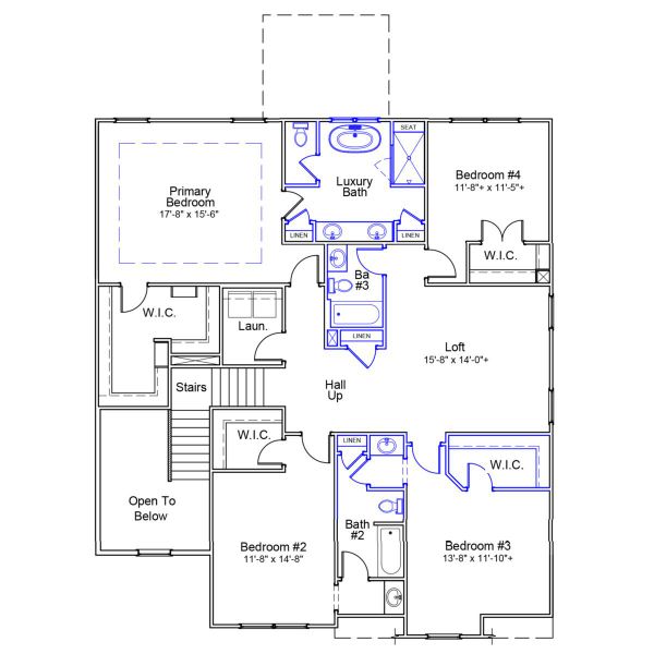 2D floor plan layout of this home in East Wynd, Hampstead, NC (Image 3). 2D floor plan layout of this home in East Wynd, Hampstead, NC (Image 3).
