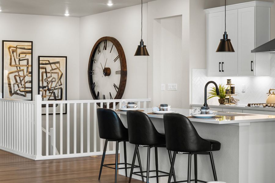 Furnished interior view inside a new home in Trumark Homes at Tanterra, Parker (Image 36).