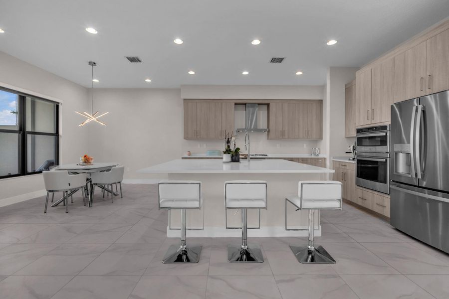 Furnished interior view inside a new home in , Boca Raton (Image 33).