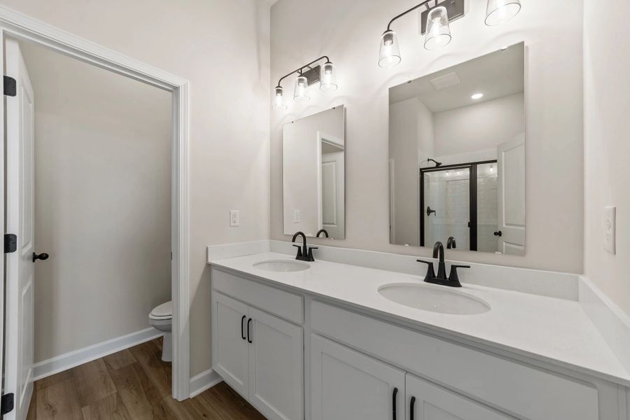 Furnished interior view inside a new home in Blue Heron Retreat, Little River (Image 8).