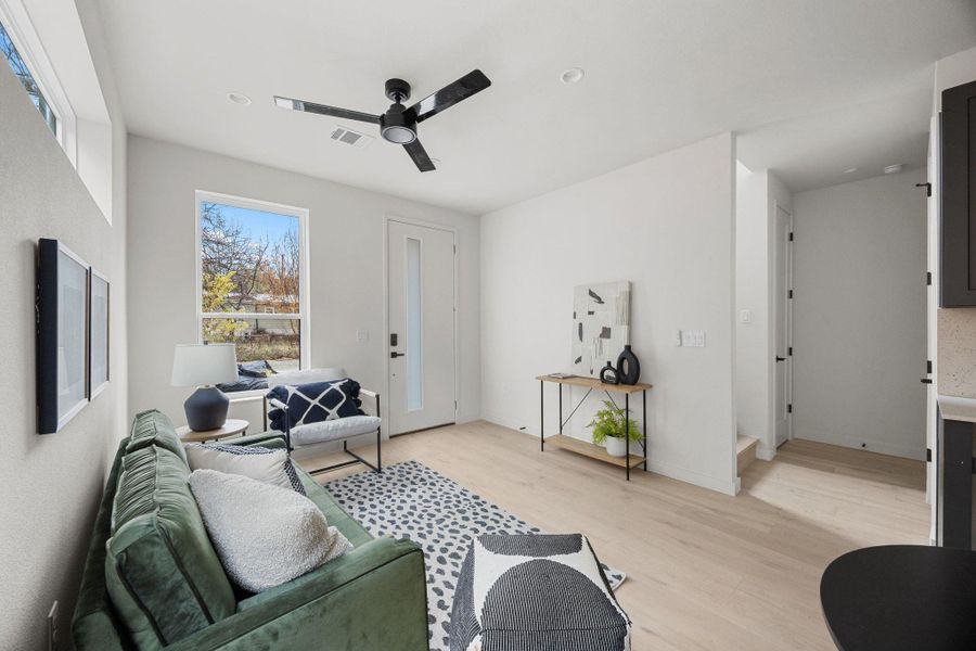 Furnished interior view inside a new home in , Austin (Image 9).