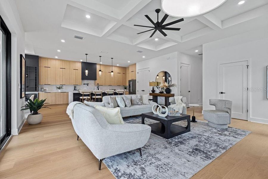 Furnished interior view inside a new home in , Tampa (Image 8). Furnished interior view inside a new home in , Tampa (Image 8).