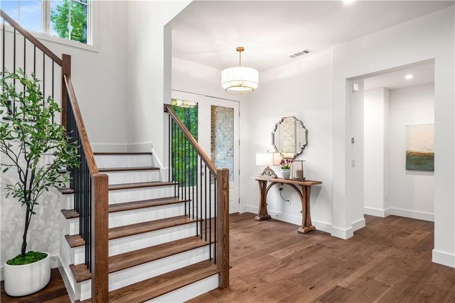Furnished interior view inside a new home in , Powder Springs (Image 42).