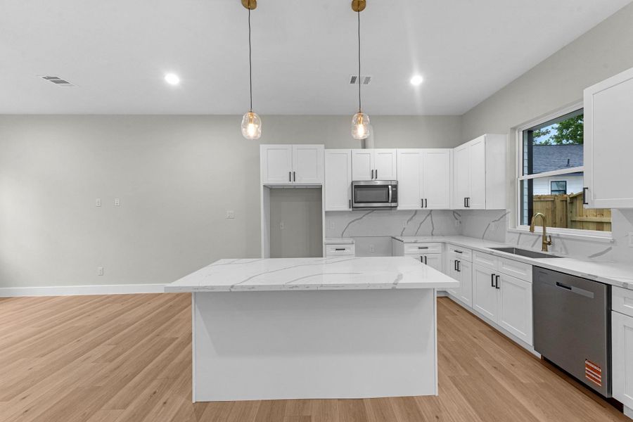 Furnished interior view inside a new home in , Houston (Image 6).