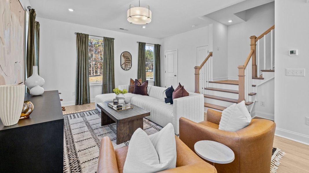 The Landon Plan by DRB Homes in Charlotte, NC - Living area