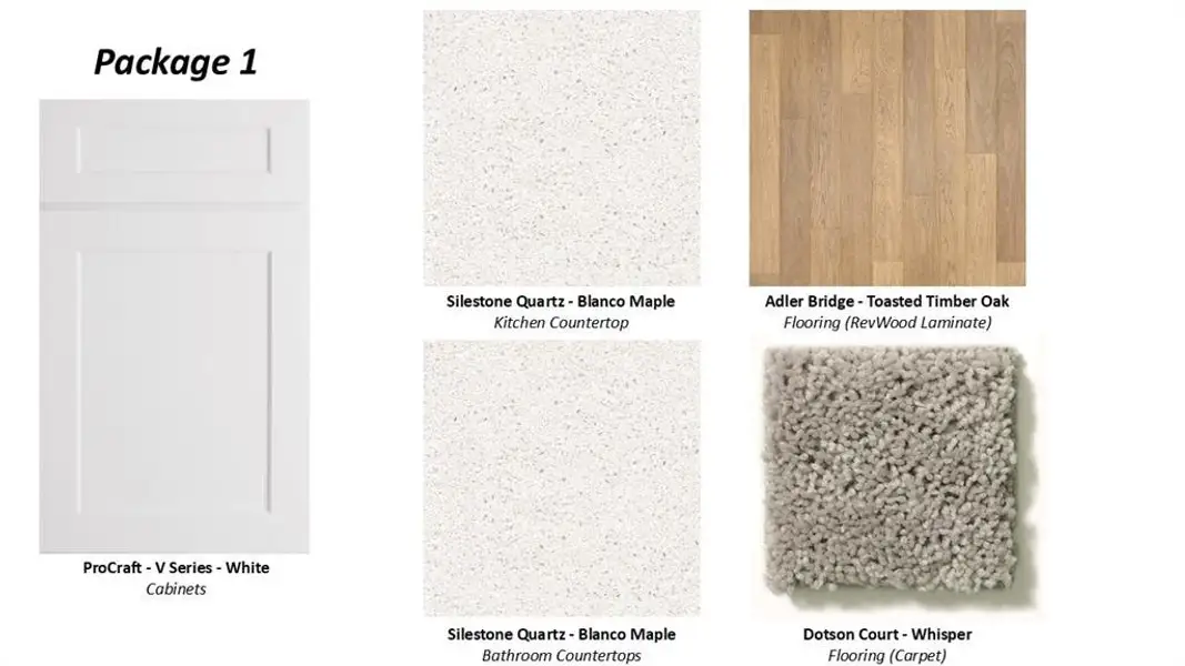 Interior color packages *Model Representation* Interior color packages *Model Representation*