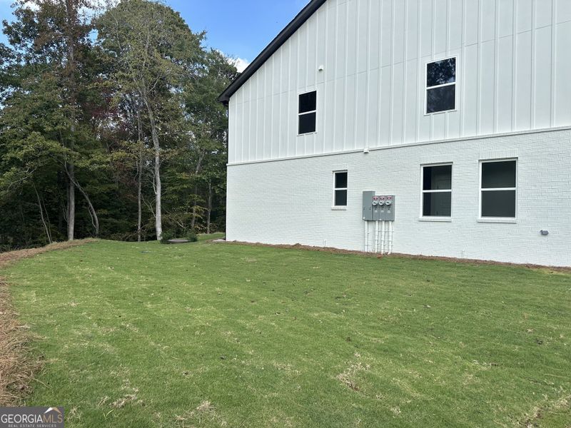 Exterior details and patio area of a home in Millstone at Mundy Mill, Gainesville (Image 2).