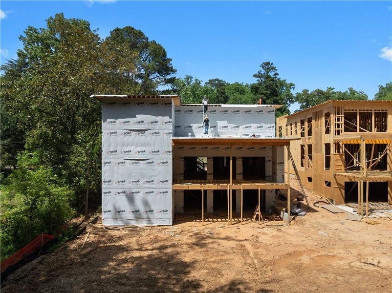 In-progress construction of a new home in , Atlanta, GA (Image 11).