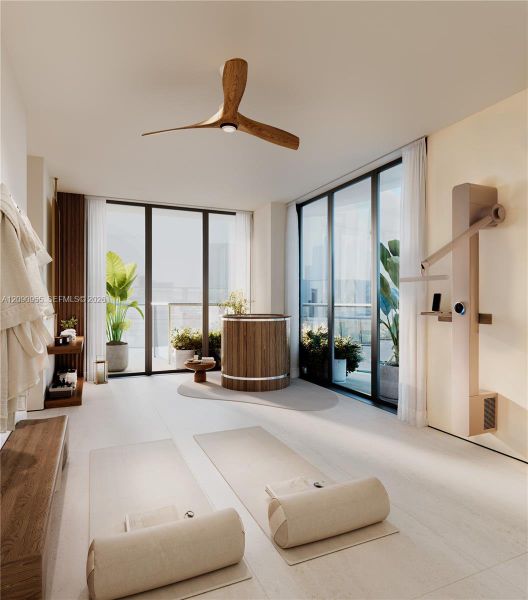 Furnished interior view inside a new home in , Bay Harbor Islands (Image 5).