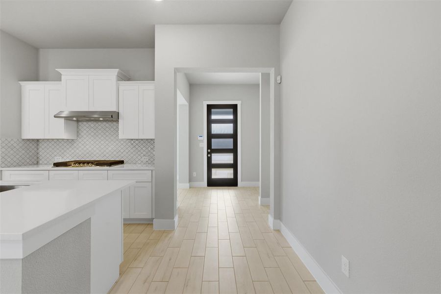 Furnished interior view inside a new home in Enclave at Cele, Pflugerville (Image 7).