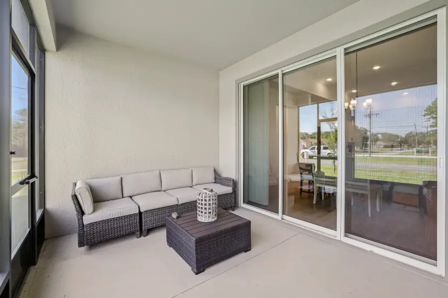 Exterior details and patio area of a home in Palm Bay, Palm Bay (Image 3).