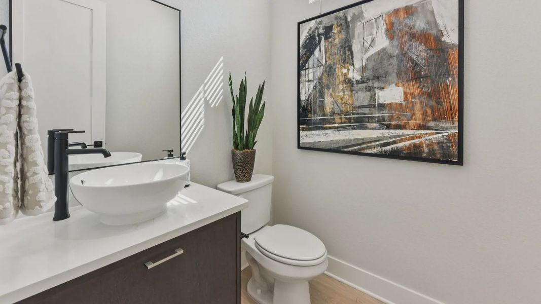 Representative furnished interior of a home built from the Franklin by Chesmar Homes in Feathergrass, Florence (Image 6).