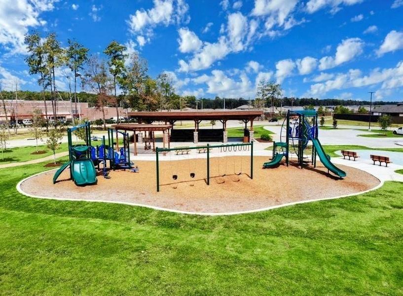 Just steps from the pool area, the playground is a fun and safe space where kids can let their imaginations run wild.
