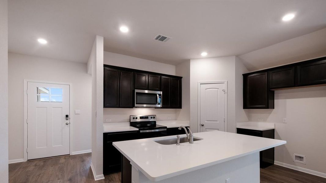 Furnished interior view inside a new home in Thunder Rock, Marble Falls (Image 4).