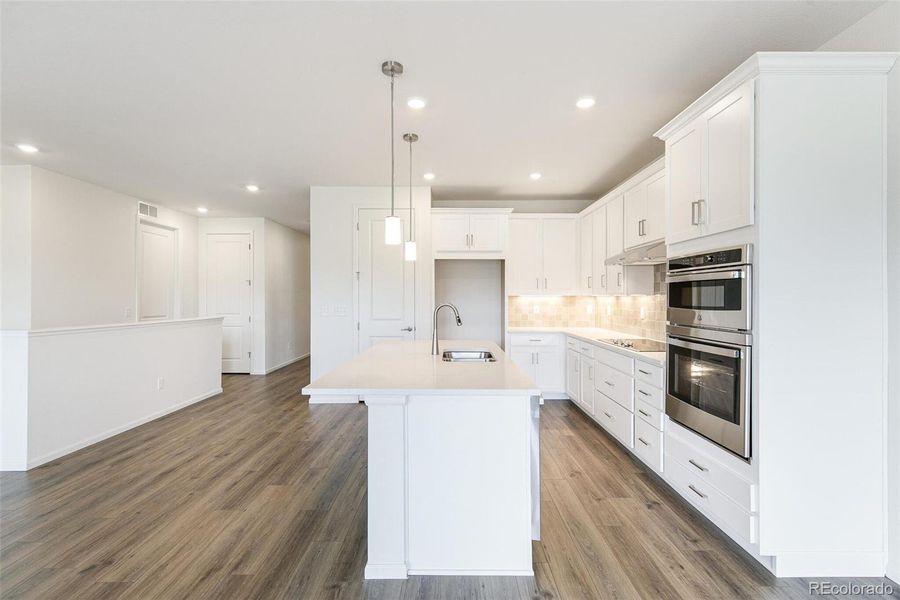 Furnished interior view inside a new home in Terrain Oak Valley, Castle Rock (Image 14).