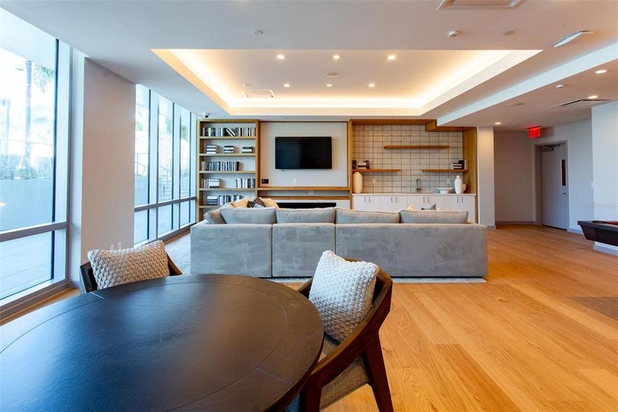 Furnished interior view inside a new home in , St. Petersburg (Image 7).