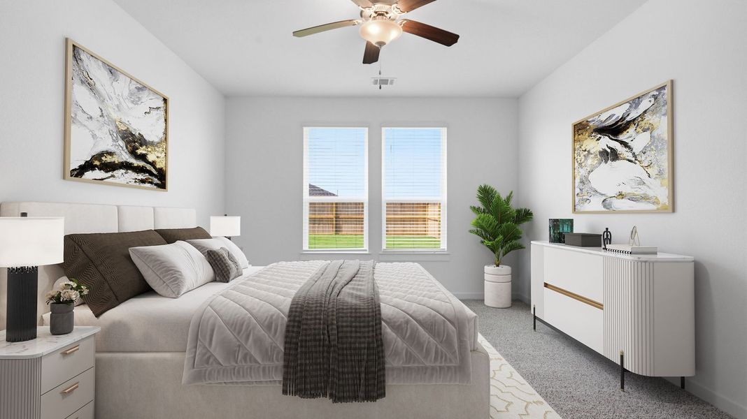 Furnished interior view inside a new home in Westland Ranch 50' Homesites, League City (Image 6). Furnished interior view inside a new home in Westland Ranch 50' Homesites, League City (Image 6).