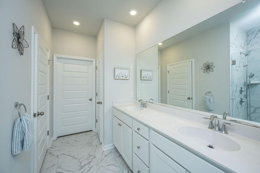 Furnished interior view inside a new home in Horizons at Summers Corner | 55+, Summerville (Image 7).