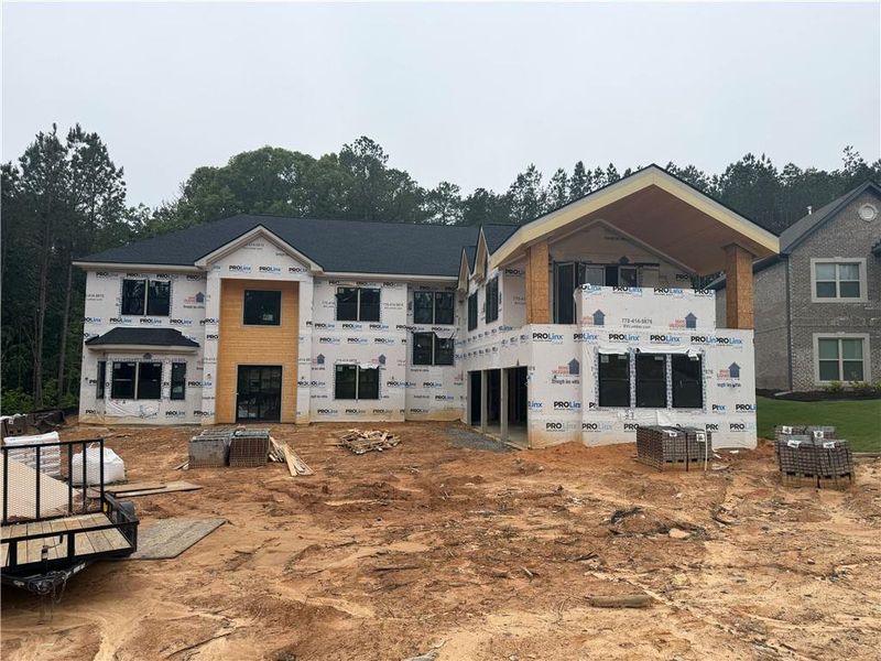 In-progress construction of a new home in , Fairburn, GA (Image 11). In-progress construction of a new home in , Fairburn, GA (Image 11).