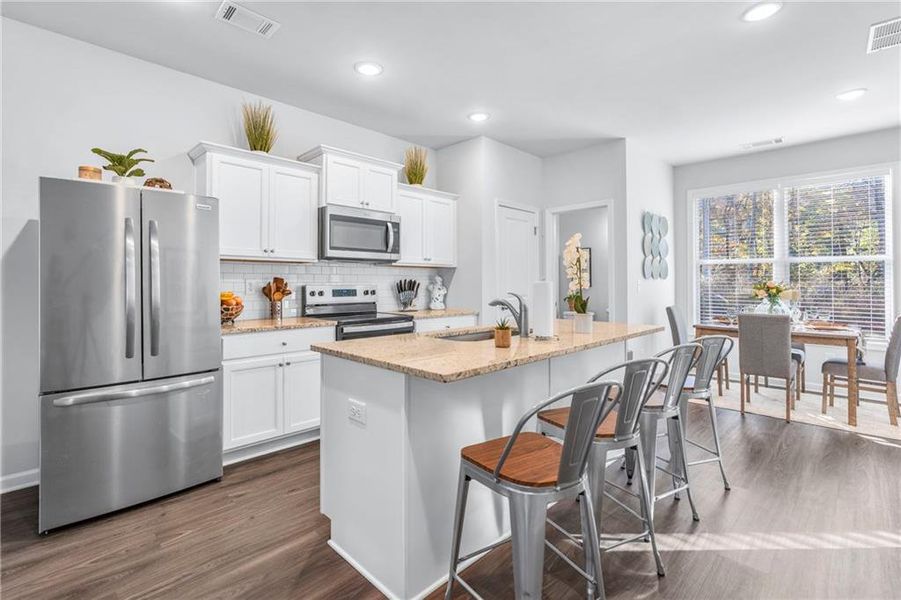 Furnished interior view inside a new home in , Lawrenceville (Image 11).