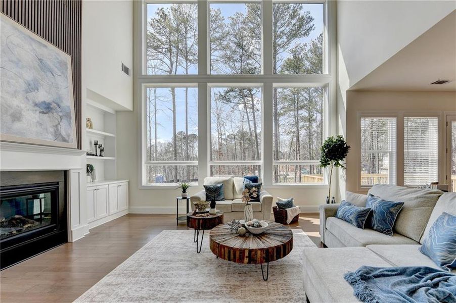 Furnished interior view inside a new home in , Cumming (Image 15).