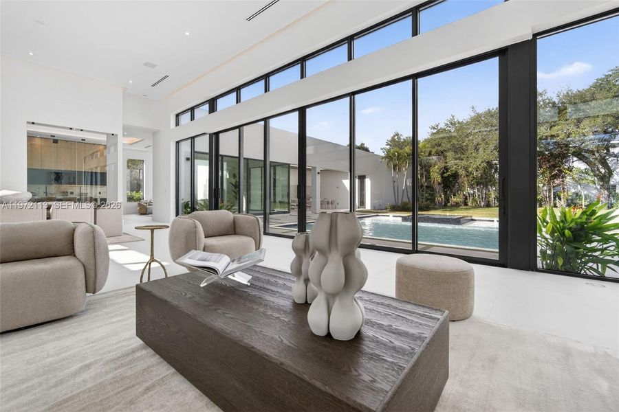 Furnished interior view inside a new home in , Miami (Image 11). Furnished interior view inside a new home in , Miami (Image 11).