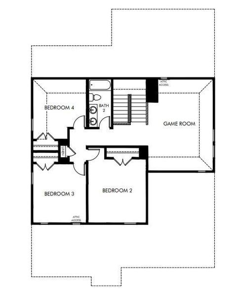 2D floor plan layout of this home in , Crandall, TX (Image 2).
