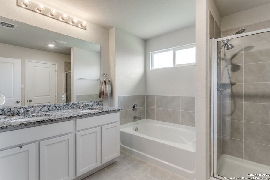 Furnished interior view inside a new home in Red River Ranch, Cibolo (Image 14).