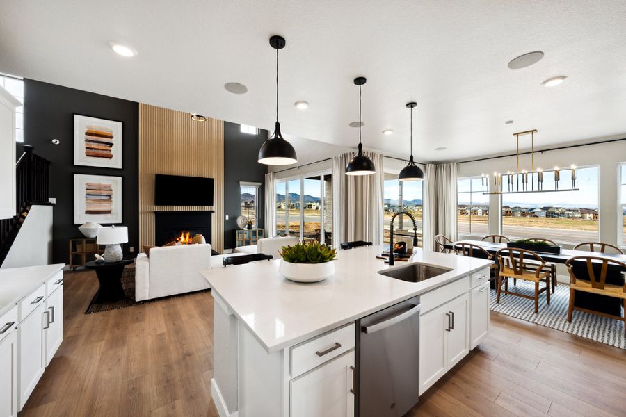 Furnished interior view inside a new home in Sterling Ranch Ascent Village, Littleton (Image 13).