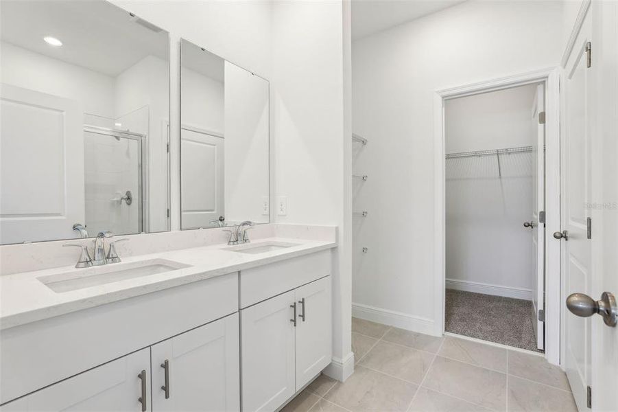 Furnished interior view inside a new home in Cyrene at Minneola - Villas, Minneola (Image 11).