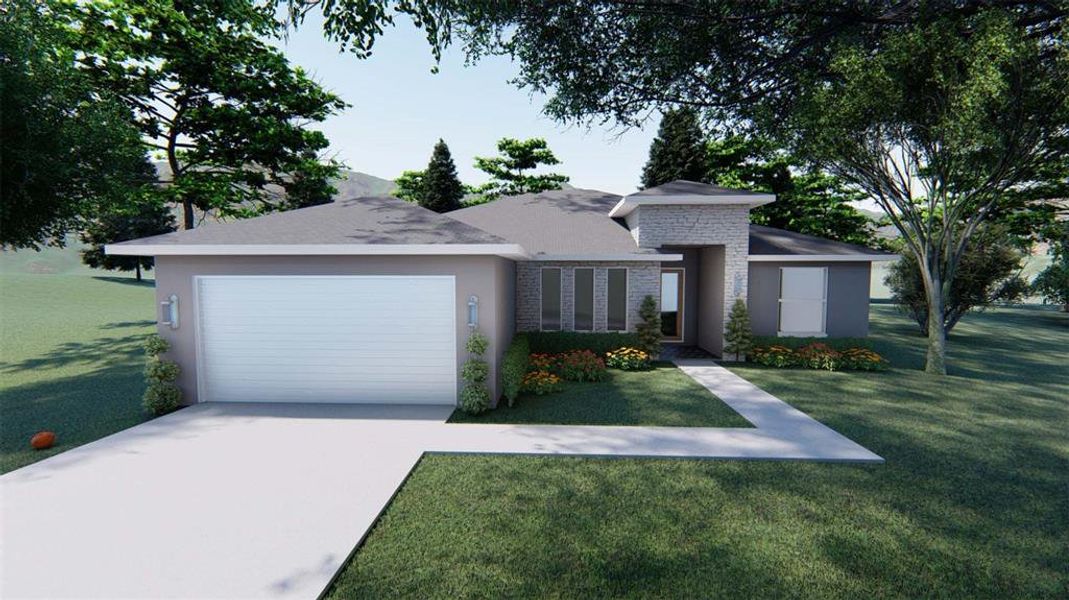 Nestled on a quiet street in the heart of Eustis the Royal model offered by Eastern Homes has 4-bedrooms and 2-full baths, is FULLY UPGRADED and perfectly situated on a desirable 1 ACRE LOT!