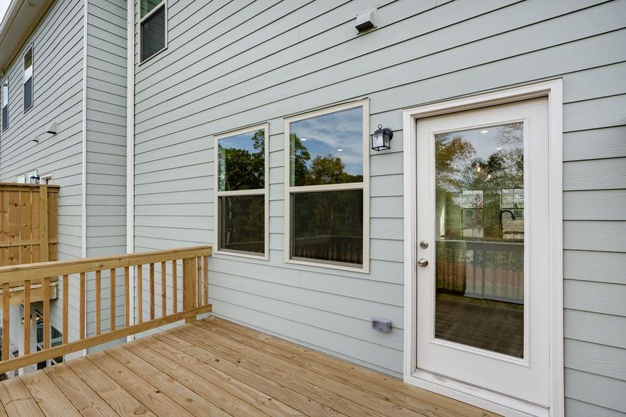 Exterior details and patio area of a home in Hampton Trace, Marietta (Image 2). Exterior details and patio area of a home in Hampton Trace, Marietta (Image 2).