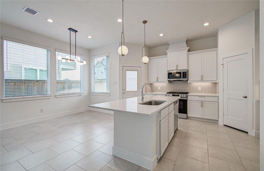 Furnished interior view inside a new home in , Cypress (Image 11).