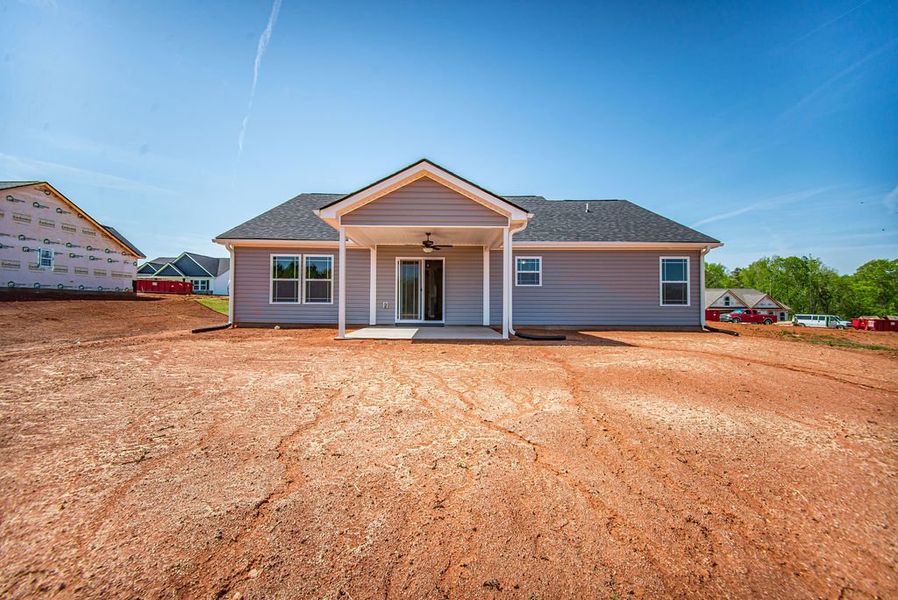 Representative exterior photo of a completed home built from the Archer by Enchanted Homes in Ballentine Ridge, Lyman, SC (Image 21).
