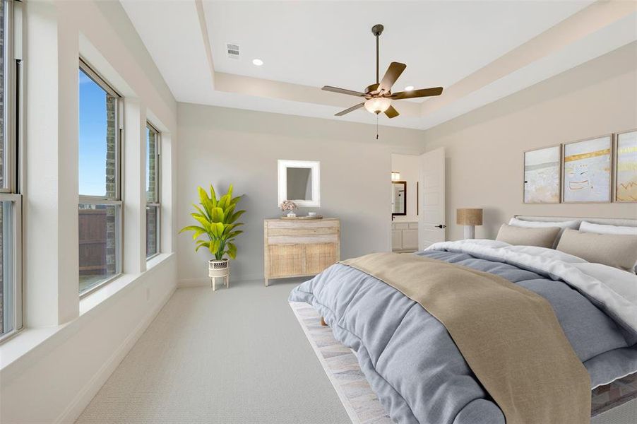 Furnished interior view inside a new home in Terraces – Estates, Rockwall (Image 5).