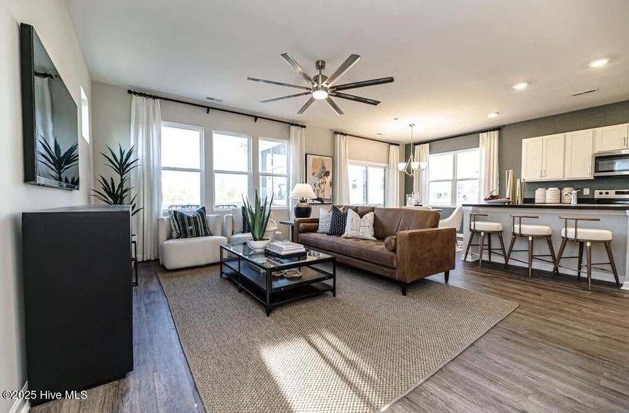 Furnished interior view inside a new home in Coastal Haven, Leland (Image 10).