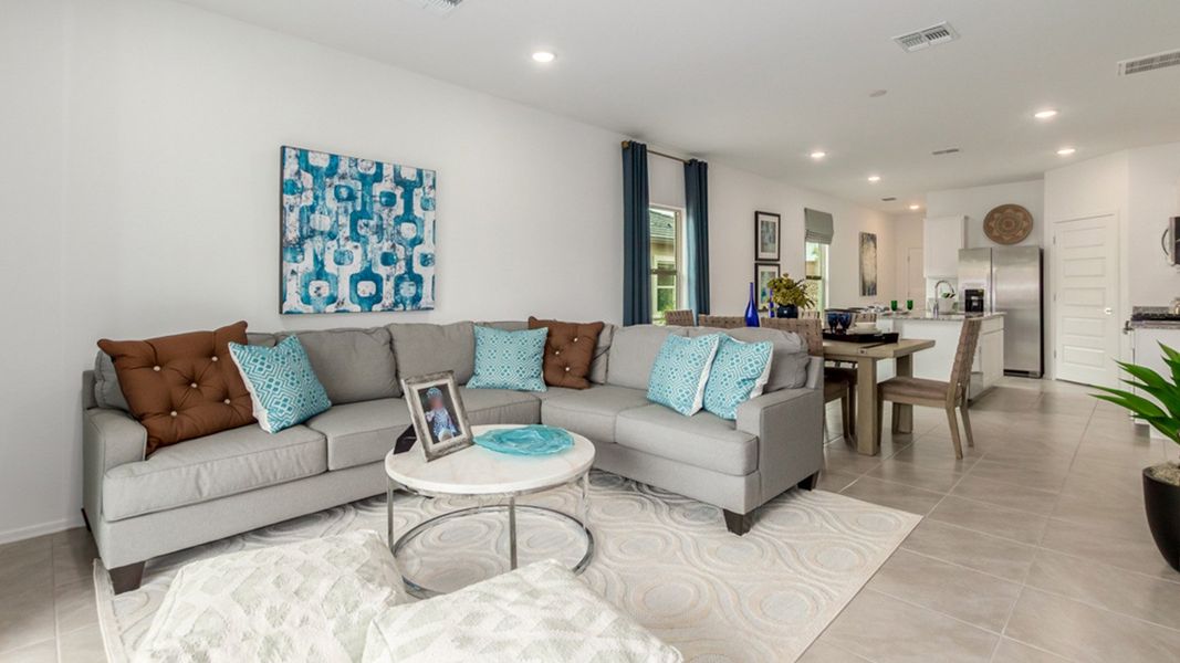 Furnished interior view inside a new home in Blackhawk, Tucson (Image 6).