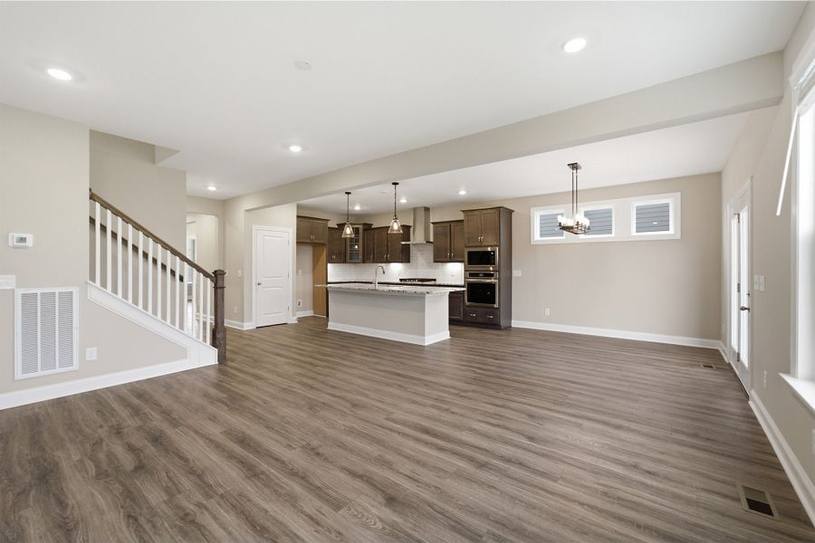 Spacious, unfurnished interior of a new home in The Retreat at Norman Farm, Hendersonville (Image 28).