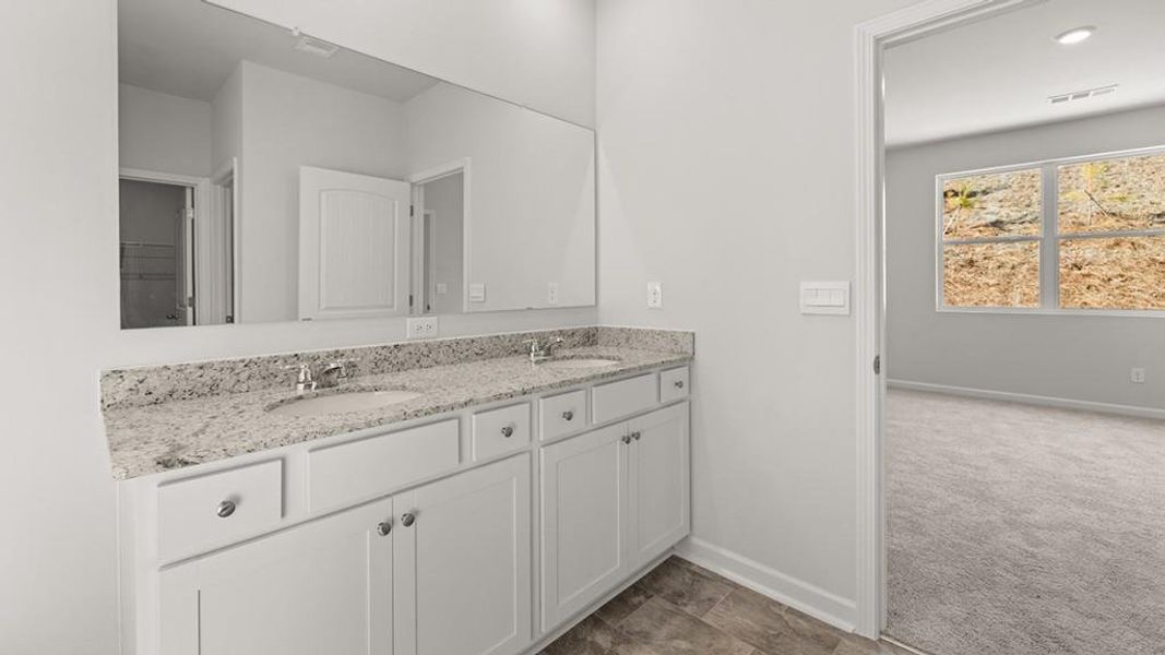 Furnished interior view inside a new home in Parkside at Carter Grove, Cartersville (Image 6).