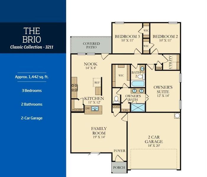2D floor plan layout of this home in Bridgewater, Princeton, TX (Image 5). 2D floor plan layout of this home in Bridgewater, Princeton, TX (Image 5).