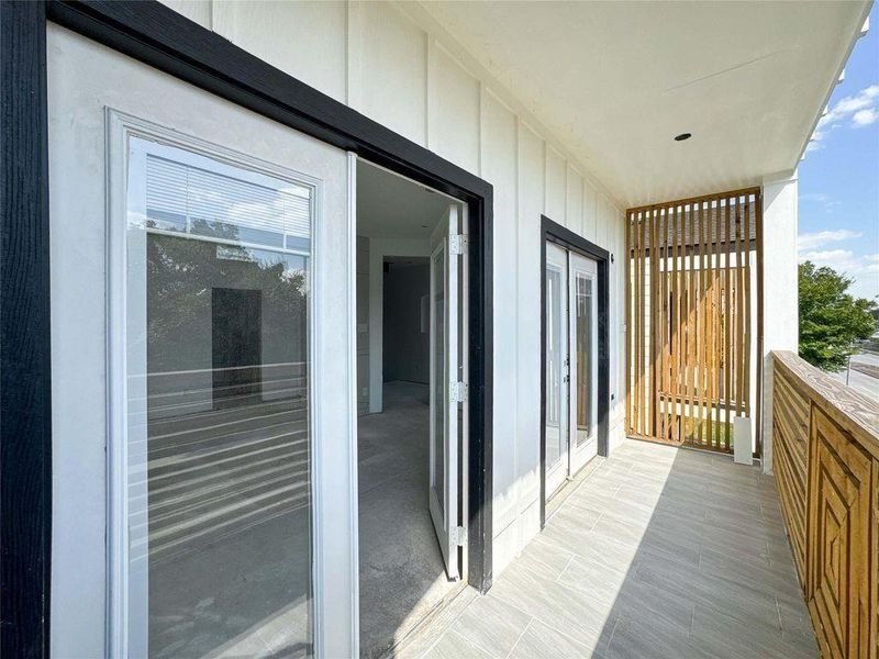 Exterior details and patio area of a home in , Houston (Image 6). Exterior details and patio area of a home in , Houston (Image 6).
